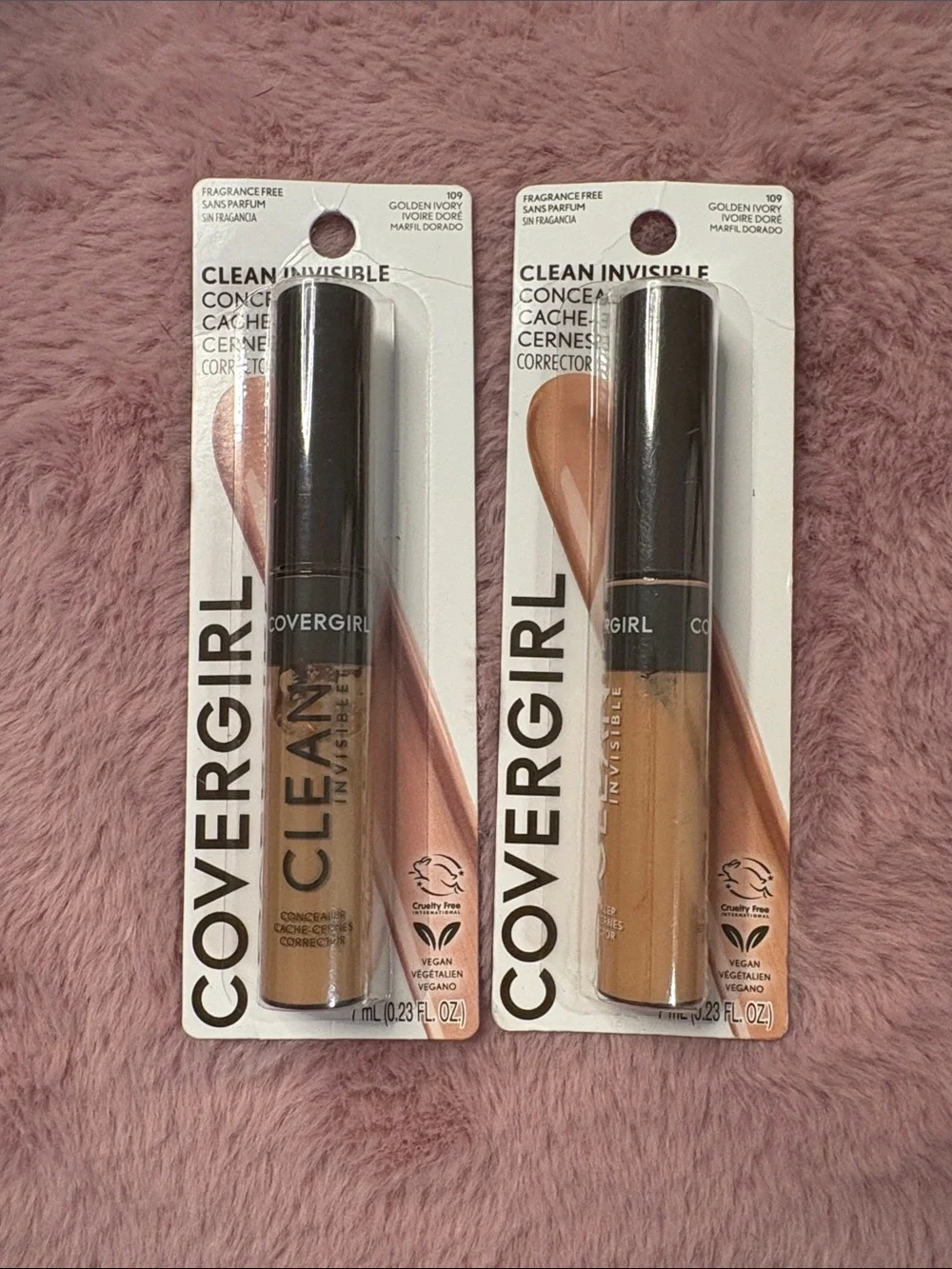 COVERGIRL Clean Invisible Concealer - Golden Ivory - 109 - (Set of 2)